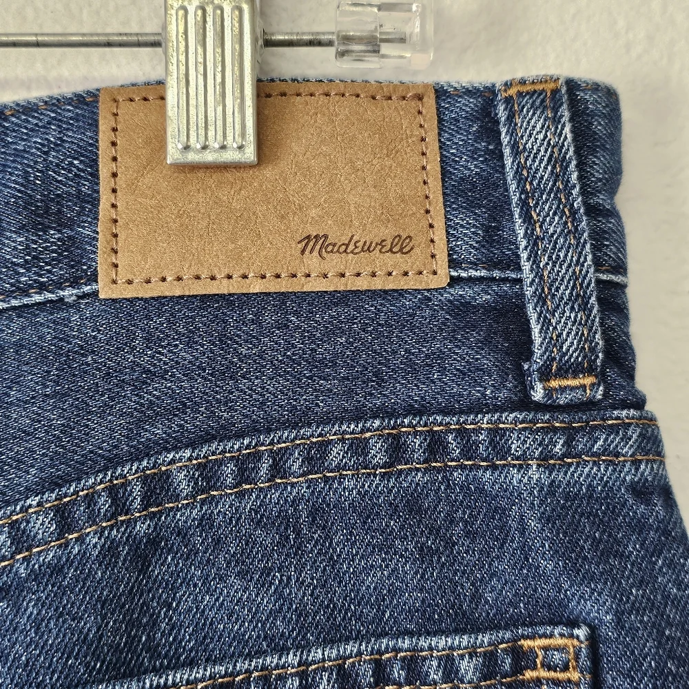 Madewell Superwide Leg Jeans Carrington Wash Twisted-Seam Edition 36